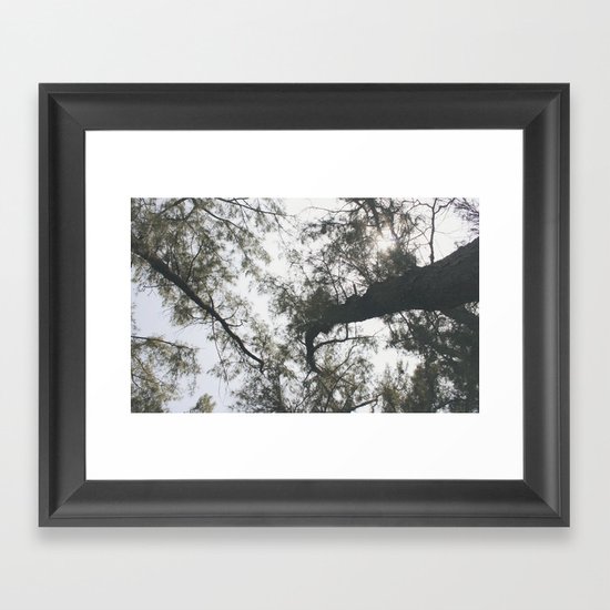 Above Framed Art Print