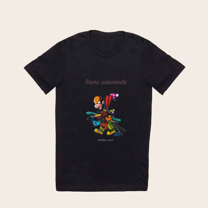 Homo scivolantis T Shirt by Caiocomix Society6