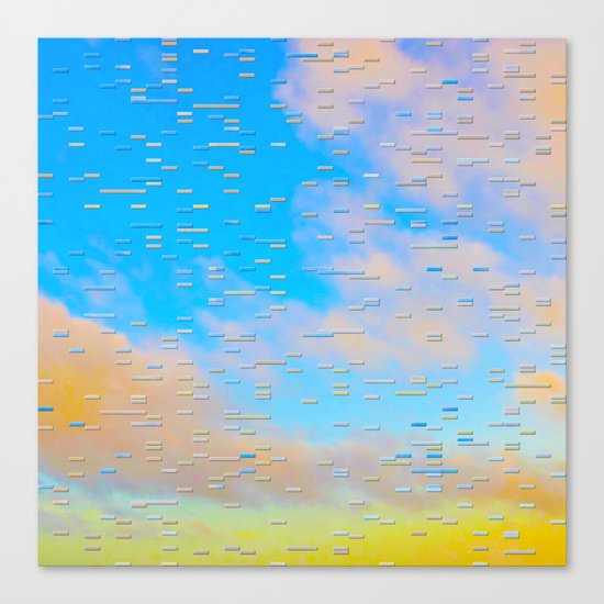 Blip Canvas Print