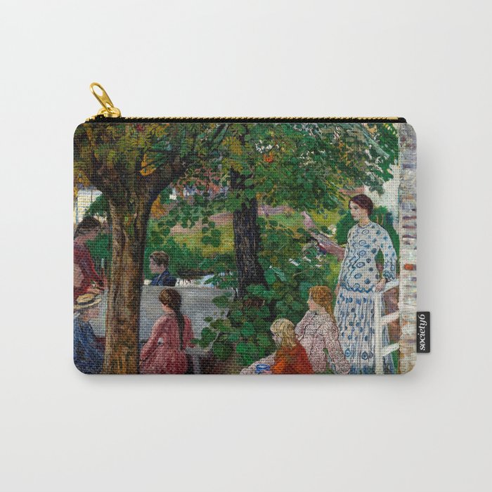 Birthday in the Parsonage Garden by Nikolai Astrup Carry-All Pouch