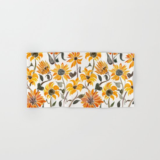 Sunflower Watercolor Yellow Amp Black Palette Hand Amp Bath