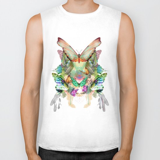 The fate of the butterfly Biker Tank