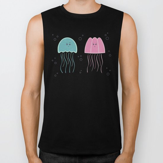 Jellyfish Biker Tank