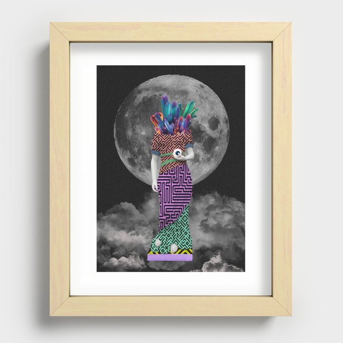 statue Recessed Framed Print