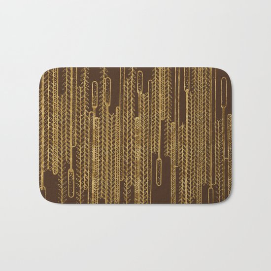 Plants over the water Bath Mat