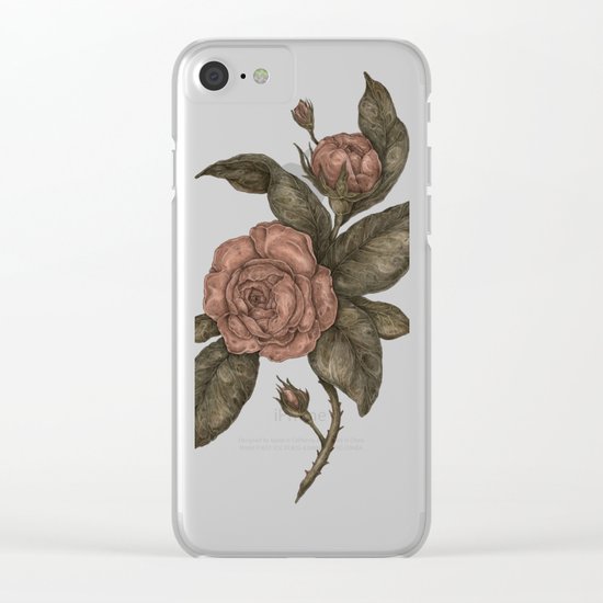 Roses Clear iPhone Case
