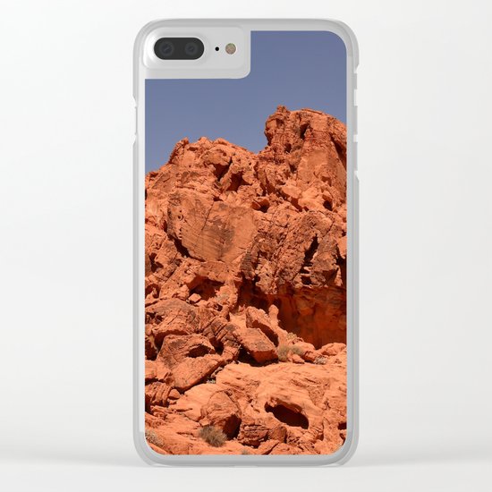 Red Valley III Clear iPhone Case