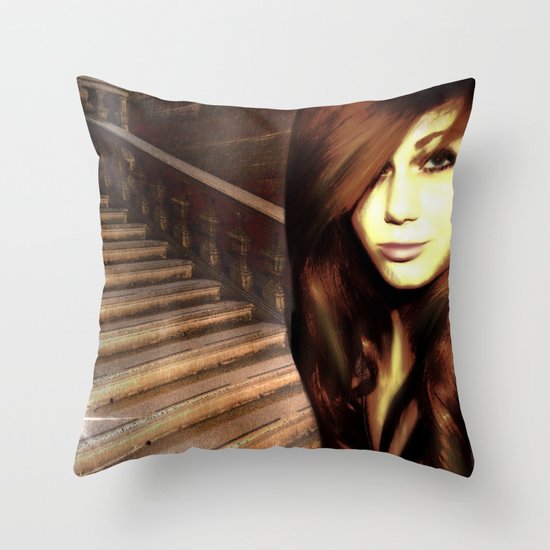 THE STAIRS Throw Pillow