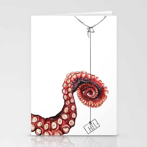 Octopus - Hi Stationery Cards