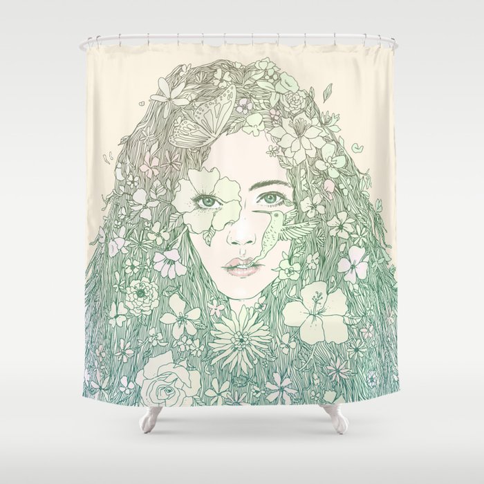 Life is Growing On Me Shower Curtain