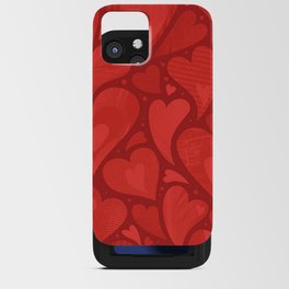 Hearts - Textured iPhone Card Case