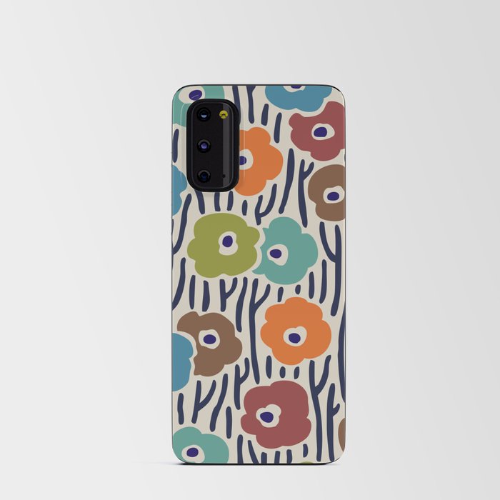 Wild Flower Pattern Android Card Case