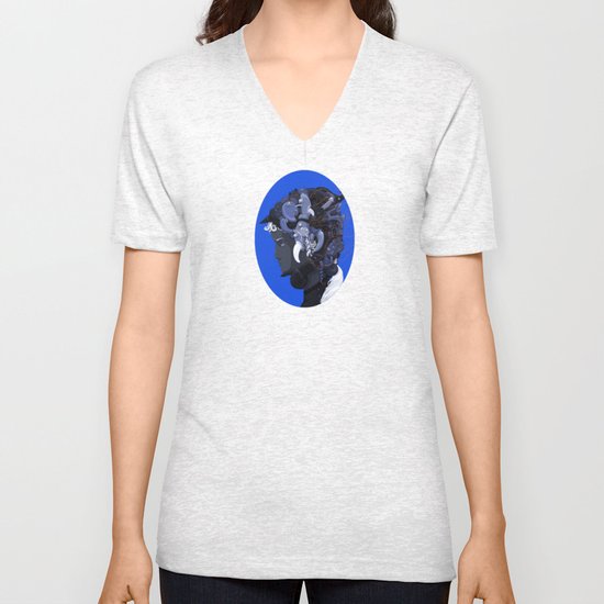 Lost in Thought Unisex V-Neck