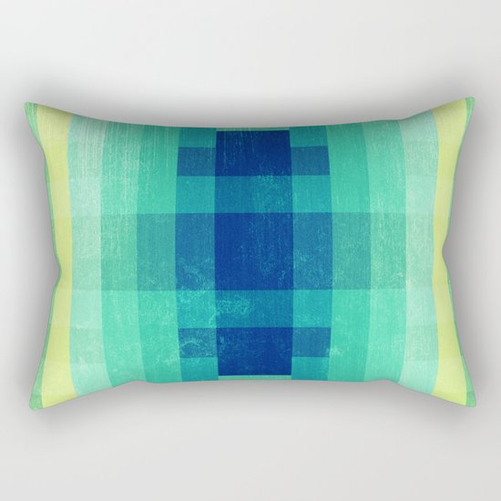 Almost Spring Abstract Rectangular Pillow