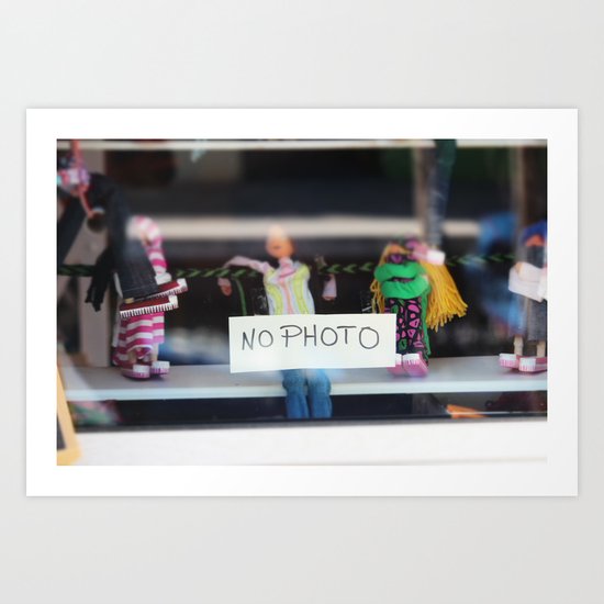 No photo, really? Art Print