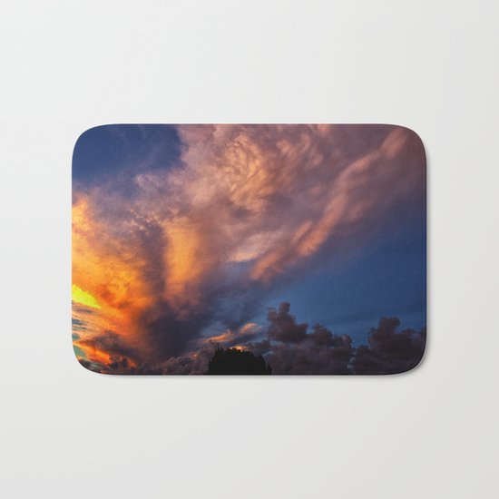 Winged Sunset Bath Mat