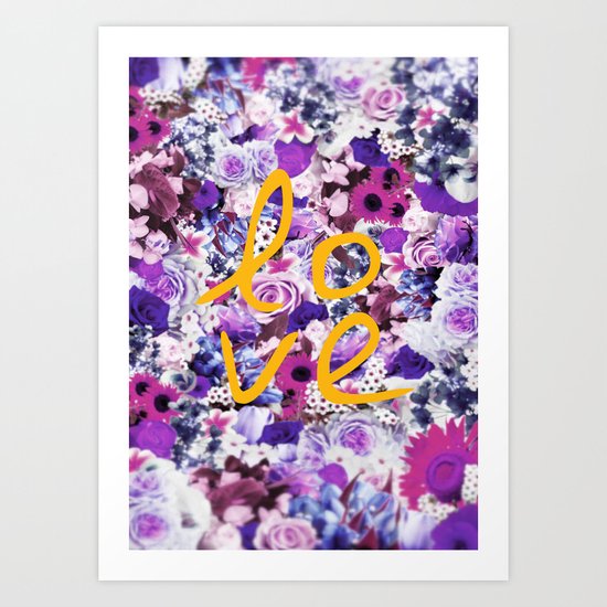 LOVE, LOVE, LOVE Art Print