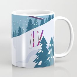Skiing - Flying Mug