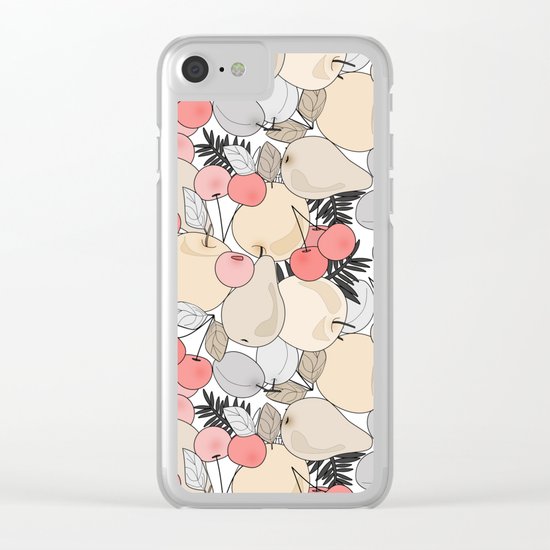 Fruit market . 3 Retro . Clear iPhone Case