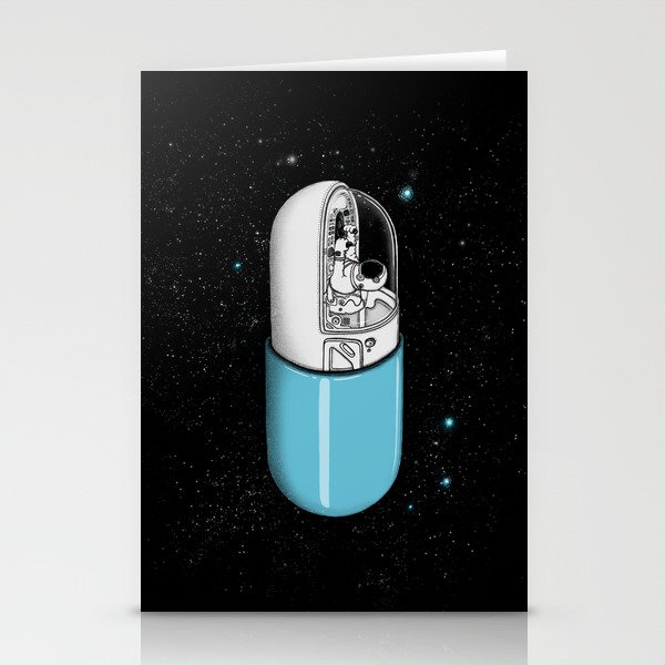 Space Capsule Stationery Cards