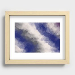 Abstract cozy winter 18 Recessed Framed Print