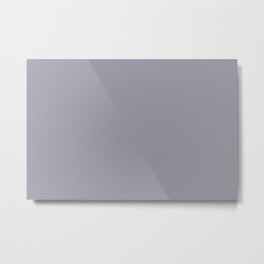 LILAC GRAY PANTONE 16-3905 Metal Print | Digital, Gray, Color, 16 3905, Slate, Painting, Pattern, Abstract, Pantone, Neutral 