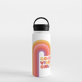 Good Vibes Only Rainbow Water Bottle