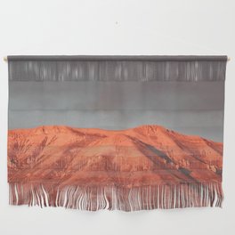 sunset tones on the mountain after the storm - nature and landscape photography Wall Hanging