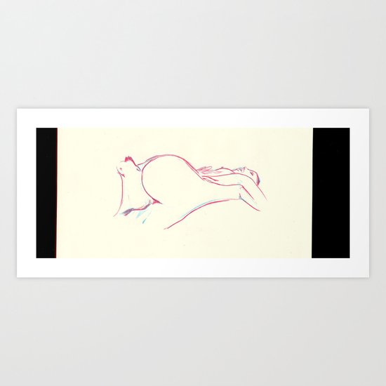 small kiss Art Print