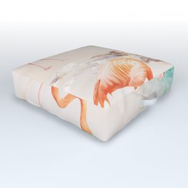 Caribbean Flamingo Dream #2 #wall #decor #art #society6 Outdoor Floor Cushion