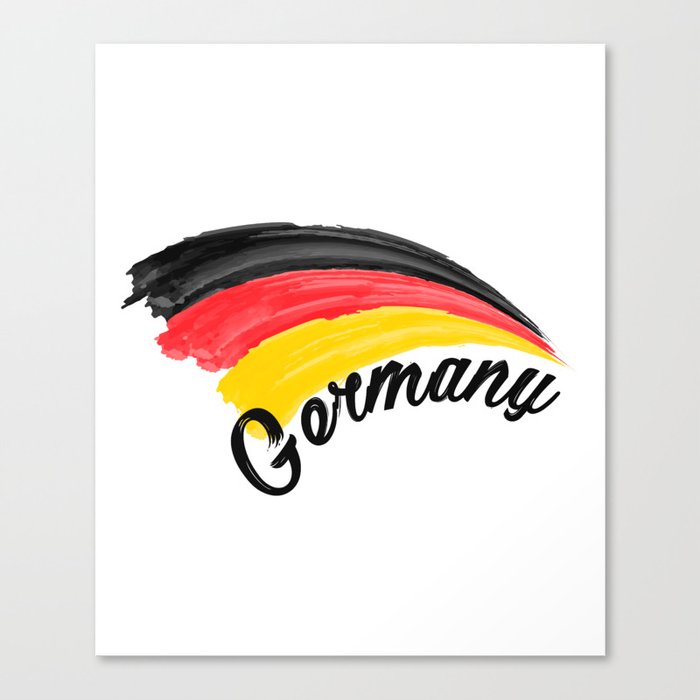 Germany flag Canvas Print