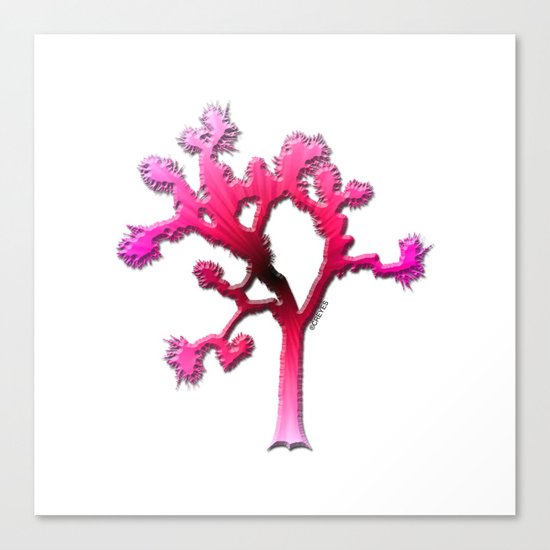 Joshua Tree Strawberry by CREYES Canvas Print