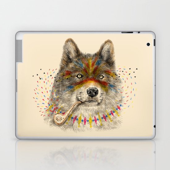 Cherokee Wolf Laptop & iPad Skin