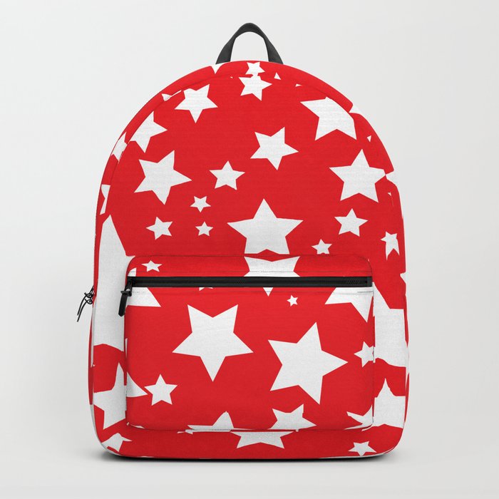 Black backpack deals with white stars