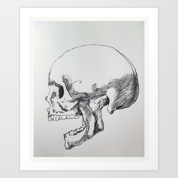 Skull online abstract art