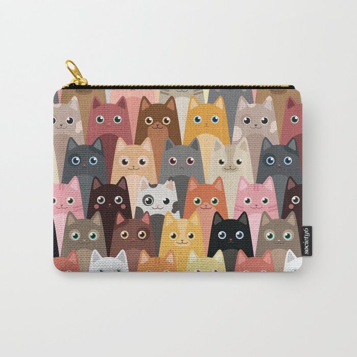 Cats Pattern Tasche | Graphic-design, Muster, Katzen, Pet, Cute, Lustig, Animals, Katze, Illustration, Modern