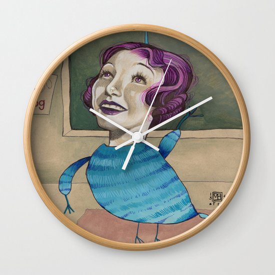 RAISE YOUR HAND Wall Clock