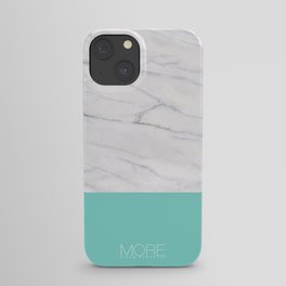 Marble X Robin Egg Blue iPhone Case