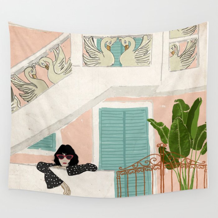 The enchanted house Wall Tapestry