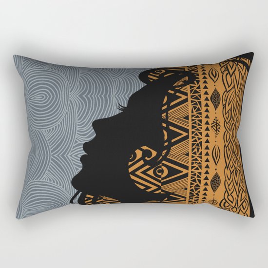 Tribal Dreams by Viviana Gonzalez & Pom Graphic Design Rectangular Pillow