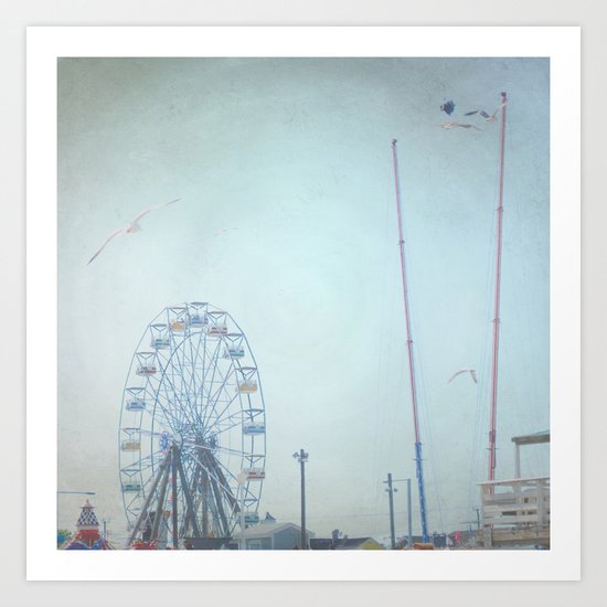 Little Carnival Town Art Print