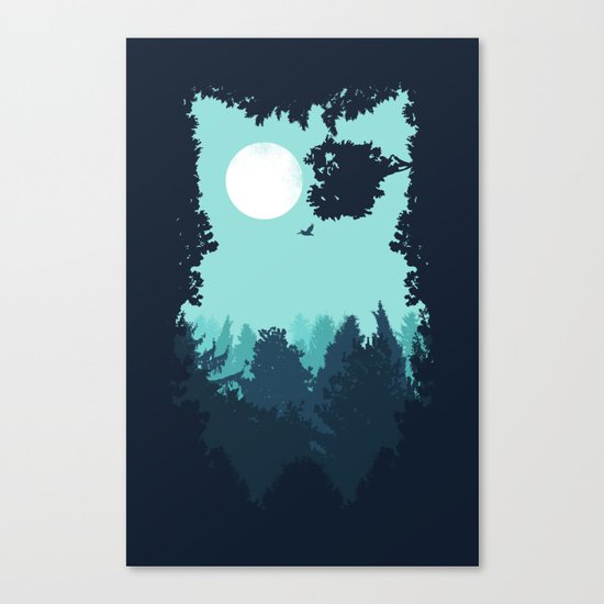 Winter Owl Canvas Print