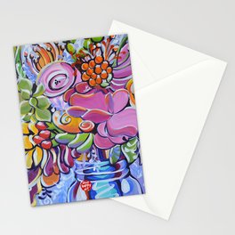 Graphic Floral 2 Stationery Cards