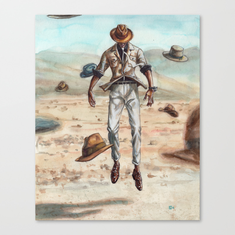 Singer Monk Canvas Print By Sunflowerman Society6