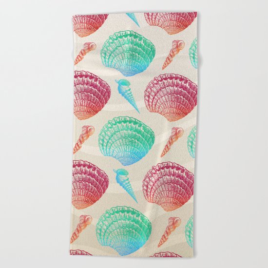 Marine Pattern 07 Beach Towel