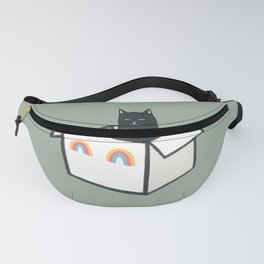 Unbox adopt 1 kitty cat  Fanny Pack