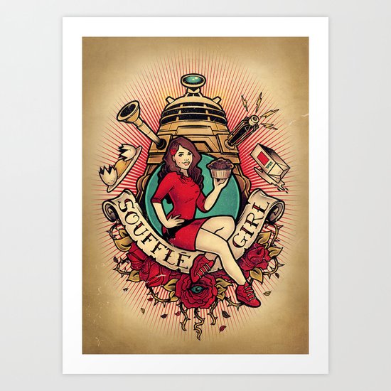 Soufflé Girl Art Print