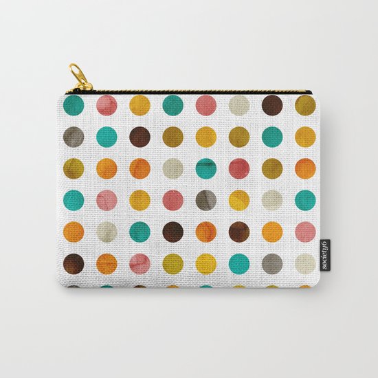 Autumnal polka dot Carry-All Pouch
