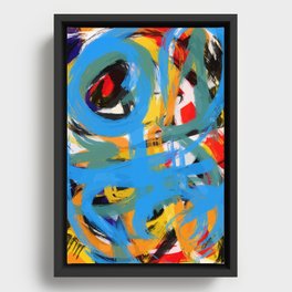 Abstraction of Joy Framed Canvas