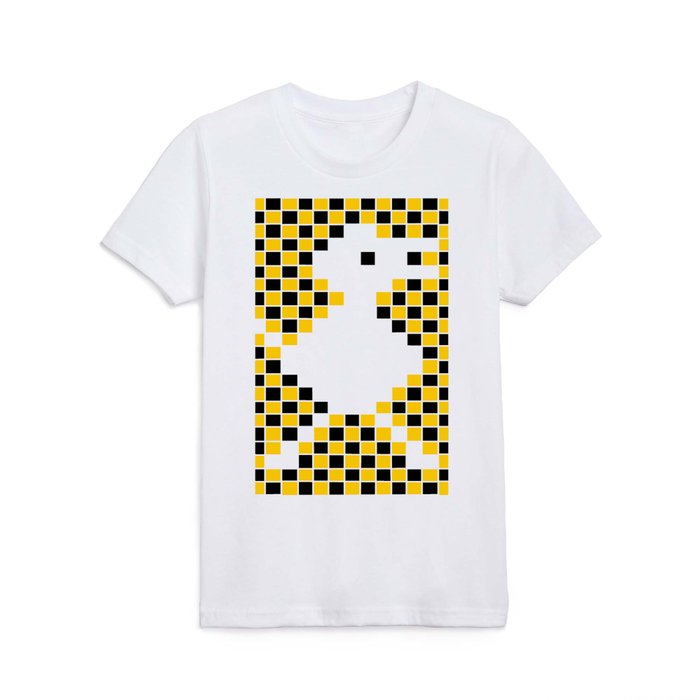 Chick in pixel art 1 Kids T Shirt